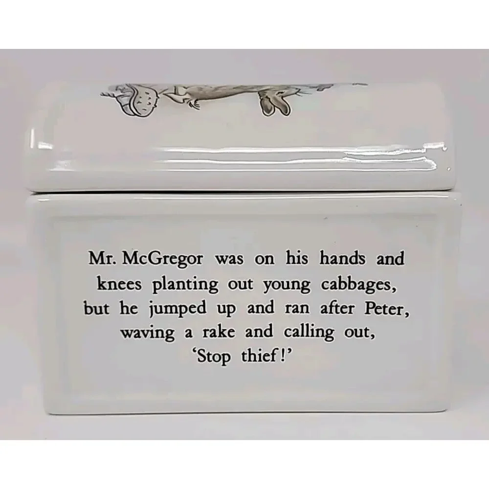 Vintage Wedgwood Peter Rabbit Accessory‎ Case W Lid U147